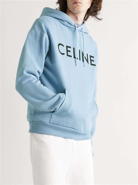 celine ice blue promo hoodie